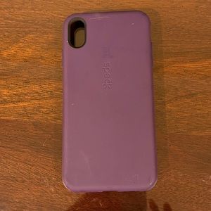 Speck iPhone XS Max case purple